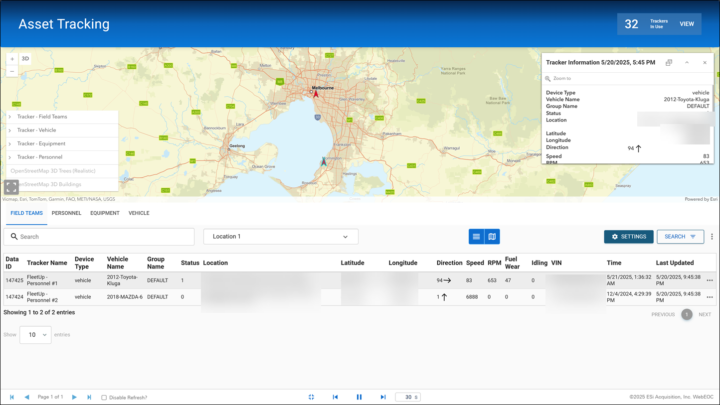 FleetUp Trackers